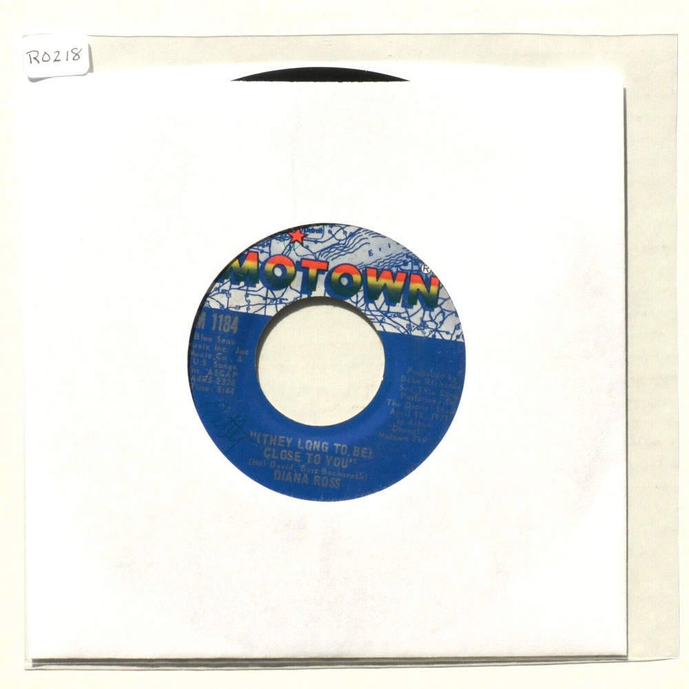 Diana Ross Reach Out I'll Be There/(They Long To Be) Close To You* 45 rpm Record - Picture 9 of 9